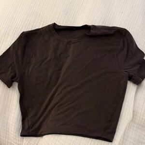 Lululemon wundermost cropped tee